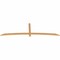Ekena Millwork Bellingham Timber Gable Bracket, Western Red Cedar, 108"W x 31 1/2"H x 1 1/2"D x 3 1/2"F, 7/12 Pitch GBW108X31X0204BEL00SWR - alternate 3
